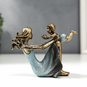 Фигурка полистоун «Мама с сыном», 9.5x6.5x17 см