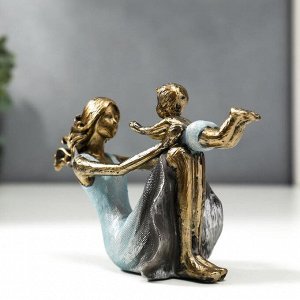 Фигурка полистоун «Мама с сыном», 9.5x6.5x17 см
