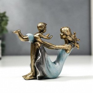 Фигурка полистоун «Мама с сыном», 9.5x6.5x17 см