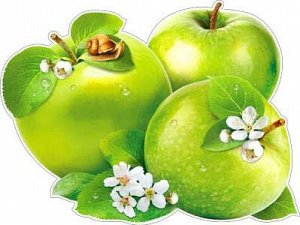 Вырубной плакат "Яблоки"