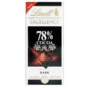 Шоколад LINDT EXCELLENCE 78% COCOA 100 г