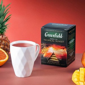 Черный чай в пирамидках Greenfield Tropikal Sunset, 20 шт