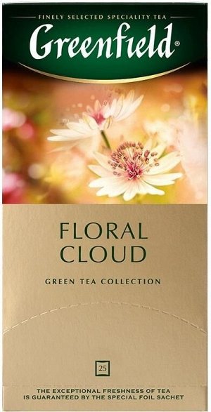 Чайный напиток в пакетиках Greenfield Floral Cloud, 25 шт (оолонг с ароматом бузины)