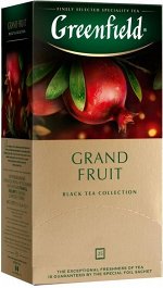 Черный чай в пакетиках Greenfield Grand Fruit, 25 шт