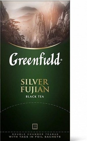 Черный чай в пакетиках Greenfield Silver Fujian, 25 шт