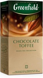 Черный чай в пакетиках Greenfield Chocolate Toffee, 25 шт