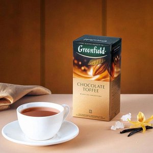 Черный чай в пакетиках Greenfield Chocolate Toffee, 25 шт