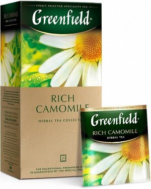 Чайный напиток в пакетиках Greenfield Rich Camomile, 25 шт