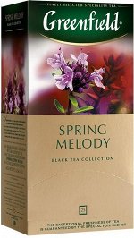 Черный чай в пакетиках Greenfield Spring Melody, 25 шт