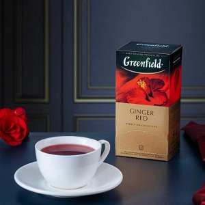 Чайный напиток в пакетиках Greenfield Ginger Red, 25 шт