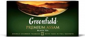 Черный чай в пакетиках Greenfield Premium Assam, 25 шт