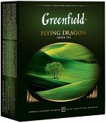 Зеленый чай в пакетиках Greenfield Flying Dragon, 100 шт