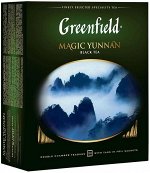 Черный чай в пакетиках Greenfield Magic Yunnan, 100 шт