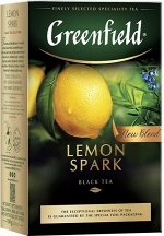 Чай черный Greenfield Lemon Spark, листовой, 100 г