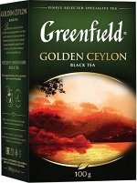 Черный чай листовой Greenfield Golden Ceylon, 100 г