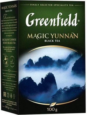 Черный чай листовой Greenfield Magic Yunnan, 100 г