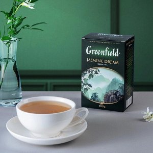 Зеленый чай листовой Greenfield Jasmine Dream ароматизированный, 200 г