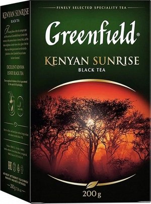 Черный чай листовой Greenfield Kenyan Sunrise, 200 г