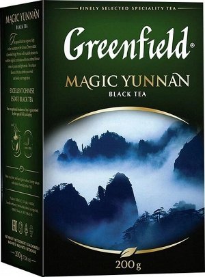 Черный чай листовой Greenfield Magic Yunnan, 200 г