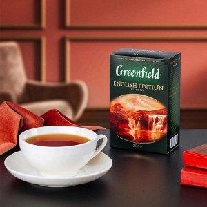 Чай черный листовой Greenfield English Edition, 200 г