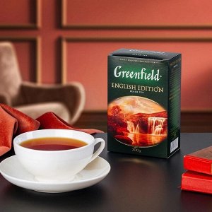 Черный чай листовой Greenfield English Edition, 100 г