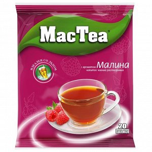 MacCoffee MacTea напиток чайный с малиной, 20 шт