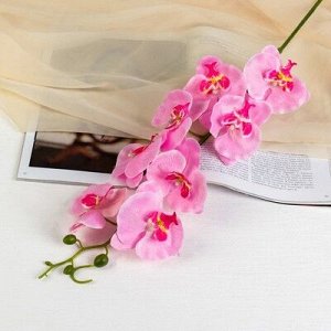 Цветы искусственные "Орхидея Фонтея" 8*90 см белая