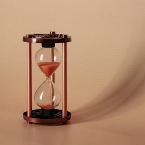 Часы песочные "Париж" на 5 минут, 7х13 см, песок микс