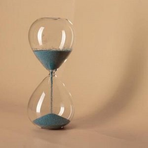 Часы песочные "Диени" 10х24.5 см, синий песок