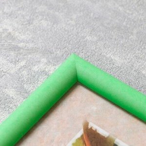 Фоторамка "Зеленый флюорисцентный" пластик 10х15 см