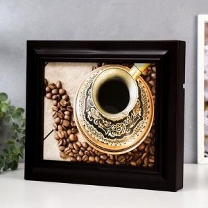 Ключница "Чашечка кофе" Венге 26x31x4,5 см
