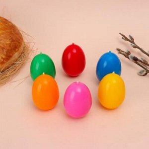 Свеча "Пасхальное яйцо Подарочное", 4,1 х 6,5 см, 48 грамм, микс