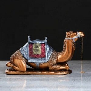 Статуэтка "Верблюд №2" бронзовый цвет, 22 см