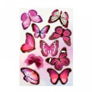 Наклейки интерьерные "Бабочки Ультрафиолет"