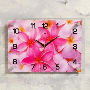 Часы настенные, серия: Цветы, "Цветы", 25х35 см, микс