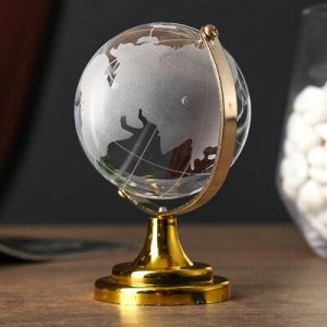 Сувенир стекло "Глобус" d=6 см
