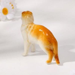 Сувенир "Вислоухая кошка" 9 х 4 х 10см , ручная работа, фарфор