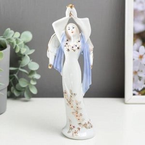 Сувенир керамика "Ангел-девушка" 22х8х6 см, МИКС