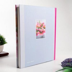 Фотоальбом магнитный 23Х28 см 30 листов ""Розовые цветы