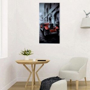 Картина на стекле "Ретро-автомобиль" 100*50см