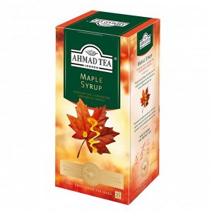 Чай зеленый Ахмад "Ahmad Tea" Кленовый Сироп, 25 пак