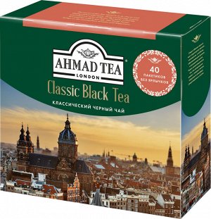 Чай Ахмад "Ahmad Tea" «Классический», чёрный без ярлычков, 40 пак