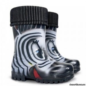 Сапоги TWISTER LUX PRINT zebra czarna