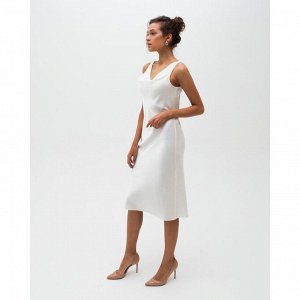 Платье женское MINAKU: Silk Pleasure цвет белый, р-р 42