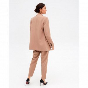 Пиджак женский двубортный MIST размер, цвет бежевый