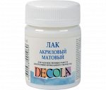 Лак акриловый матовый 50мл,Декола