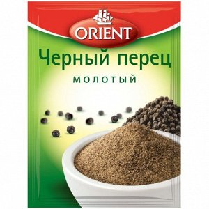 ORIENT    перец черный МОЛОТЫЙ, 10г, пакет, (1 х 35) (# 29),Вьетнам,   (шк 3107)