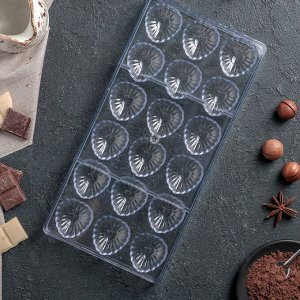 Форма для шоколада 18 ячеек "Услада"