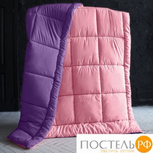 Одеяло 'Sleep iX' MultiColor 250 гр/м, 155х215 см, (цвет: Яркая роза+Темно-Фиолетовый) Код: 4605674261588