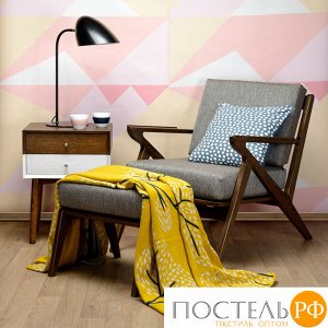 Чехол для подушки из хлопка с принтом Funky dots, темно-серый Cuts&Pieces, 45х45 см